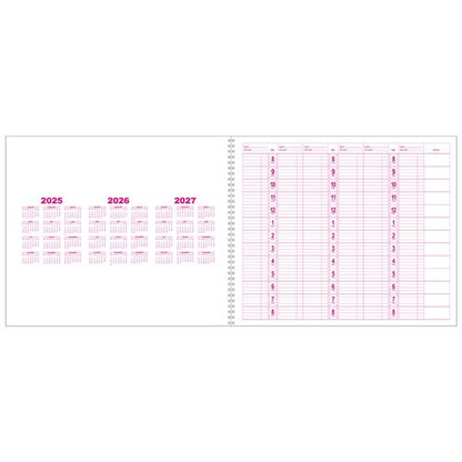 Dateline Professional 50 Page Appointment Book - 6 Column