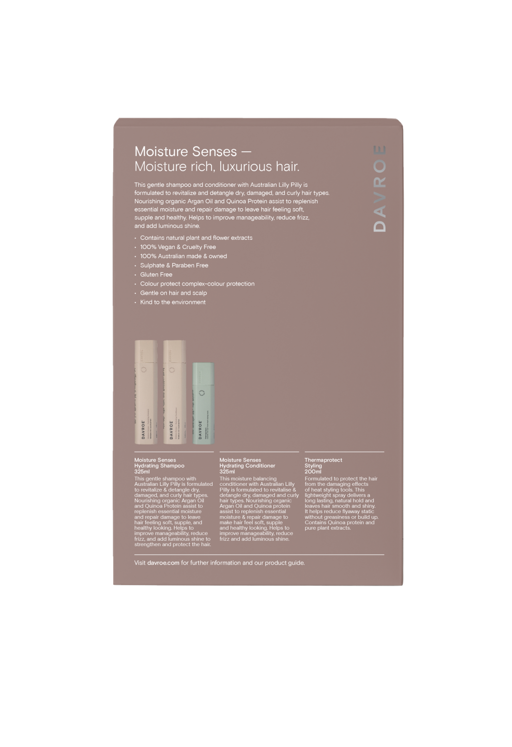 Davroe Xmas Pack Trio Moisture Senses 2024