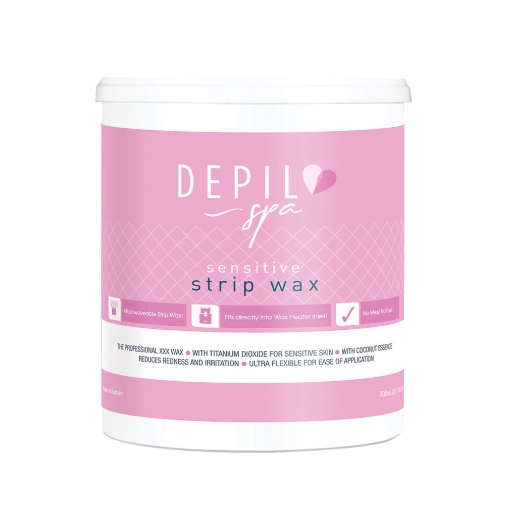 Depilspa Strip Wax Sensitive Microwaveable 800ml