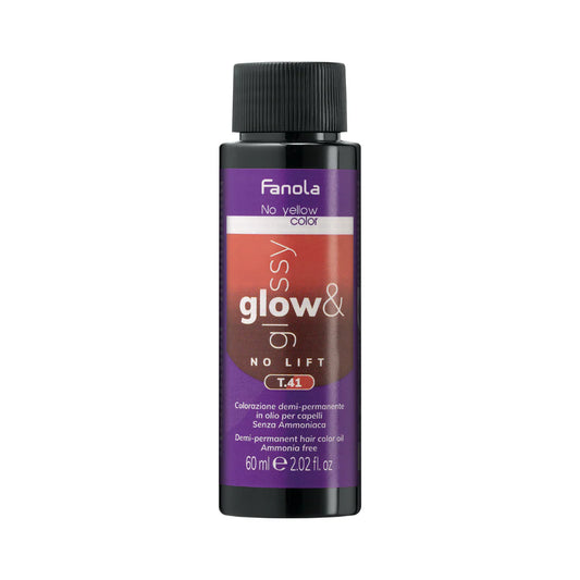 Fanola Glow & Glossy Oil Toner T.41 Copper Ash Toner 60ml