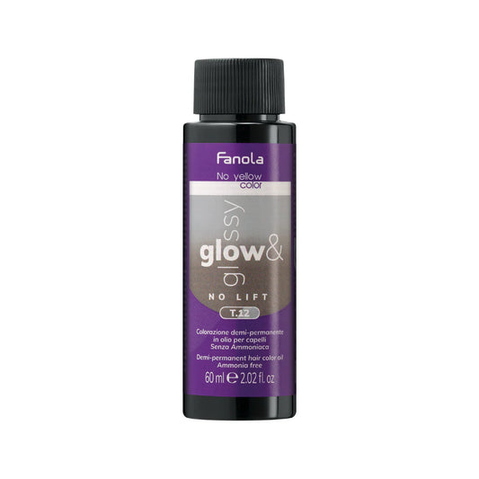 Fanola Glow & Glossy Oil Toner T.12 Ash Violet Toner 60ml