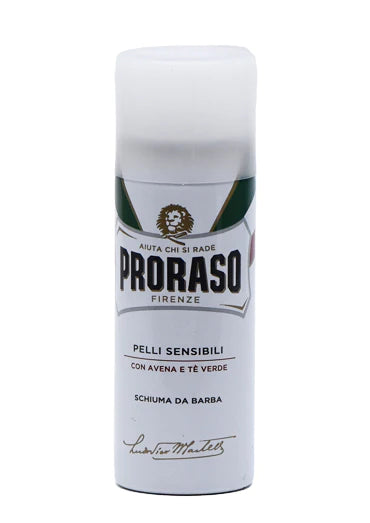 Proraso Travel Size Shave Foam White Oatmeal And Green Tea 50ml