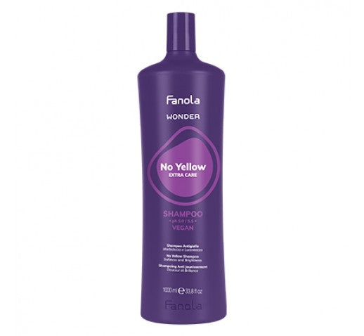 Fanola Wonder Softness And Shine No Yellow Shampoo 1000ml