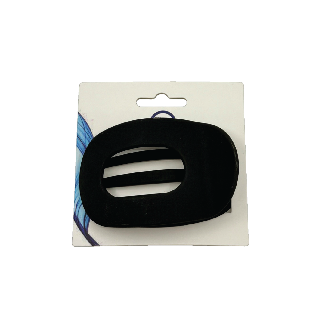 Grace-Flat Claw Clip Black