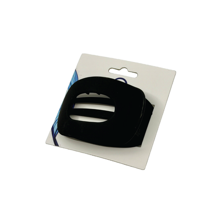 Grace-Flat Claw Clip Black