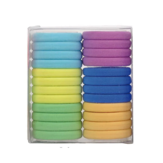 Grace Hair Tie 24pack Pastels