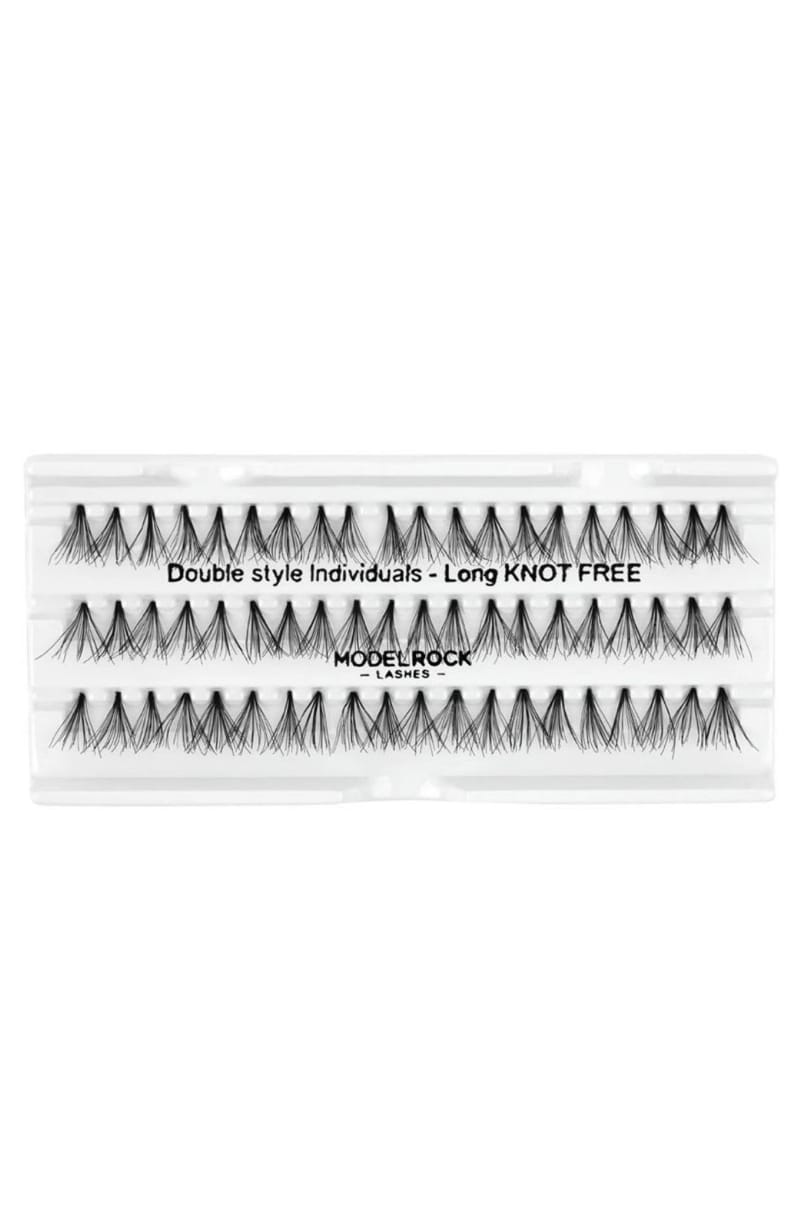 ModelRock Lashes - Individual Double KnotFree Long 12mm