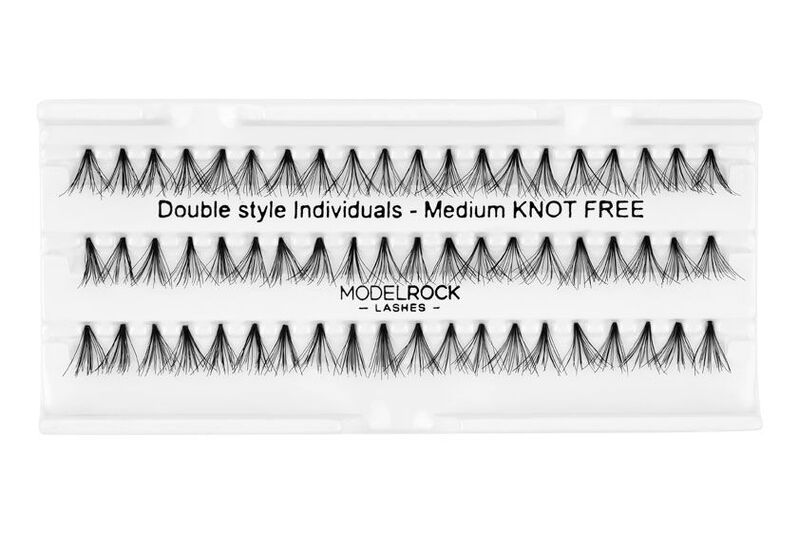 ModelRock Lashes - Individual Double KnotFree Medium 10mm