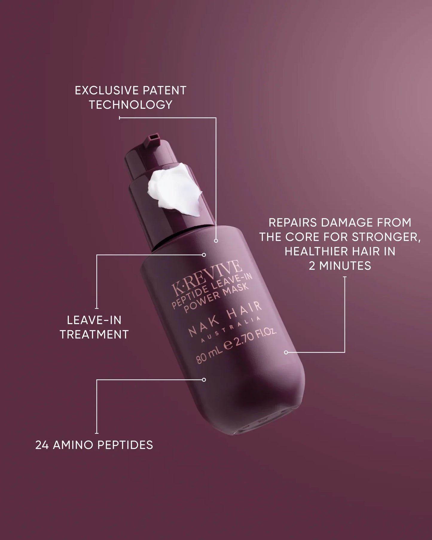 Nak K-Revive Peptide Leave-In Power Mask