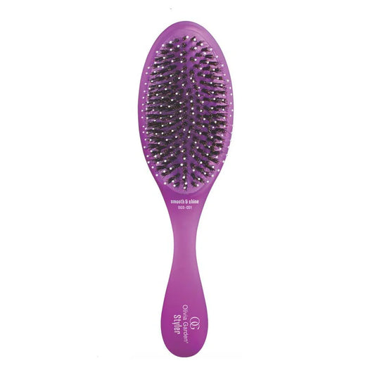 Olivia Garden Styler Smooth + Shine Brush-purple