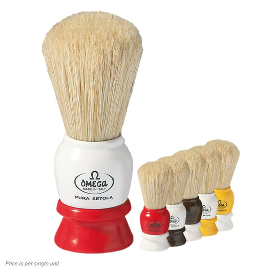 Omega Shave Brush 2-tone Colour