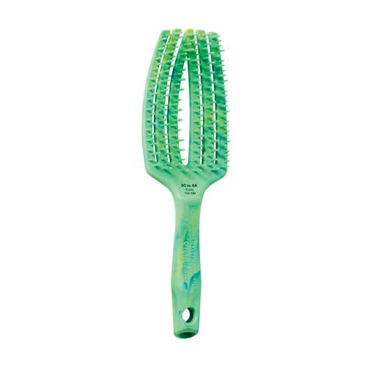 Olivia Garden Curly Hair Splash Dual Bristles – Green