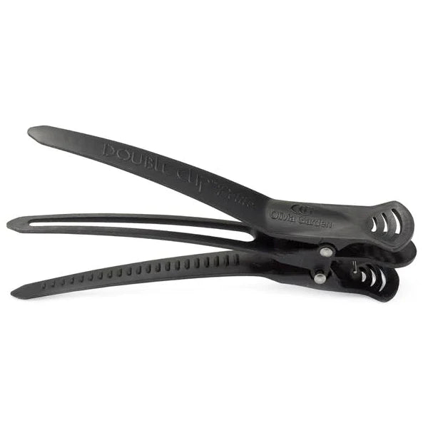 Olivia Garden Double Clip 4pk Black