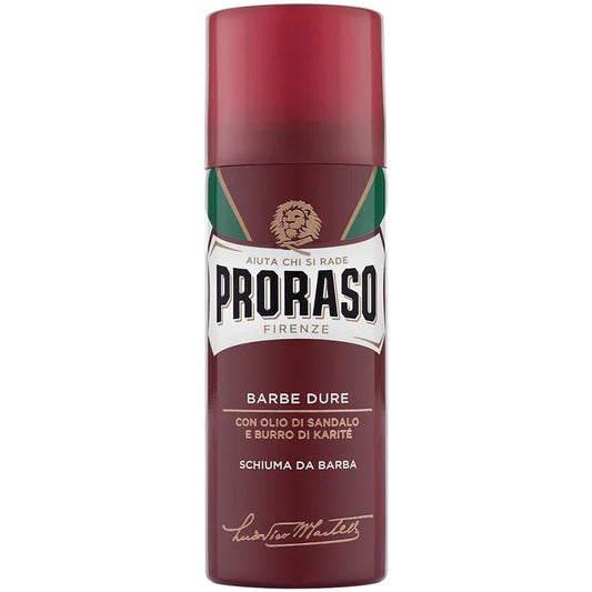 Proraso Travel Size Shave Foam Red Nourish Sandlewood And Shea 50ml