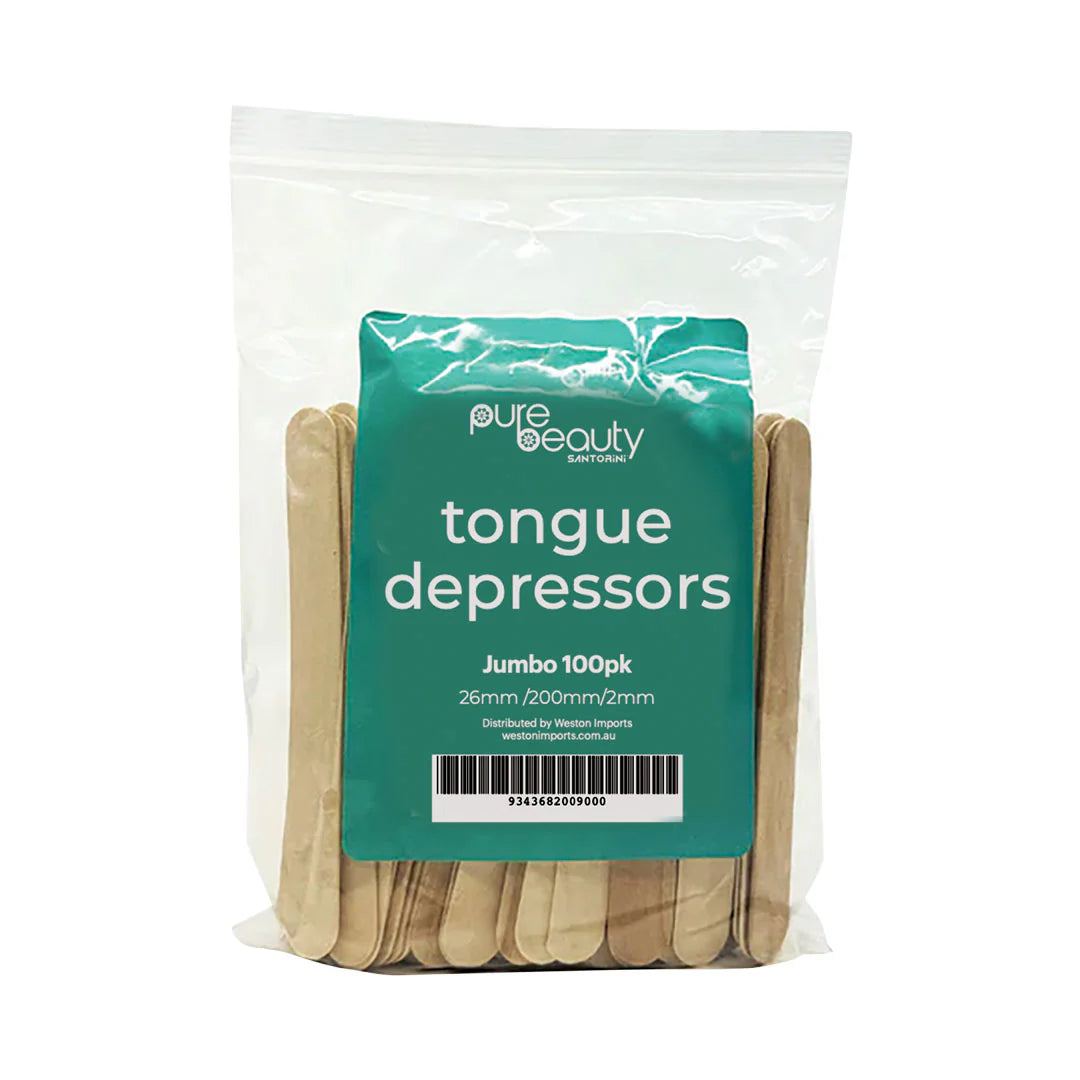 Pure Beauty Tongue Depressors - Jumbo 100pk
