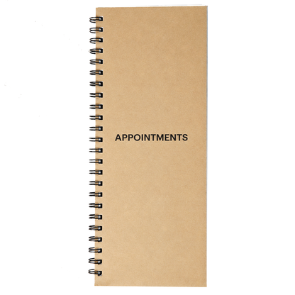 Santorini 2-4 Column Appointment Book 100 pages Narrow Plain