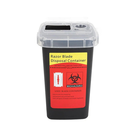 Santorini Razor Blade Disposal Container Black