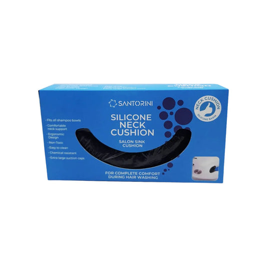 Santorini Silicon Neck Cushion Black