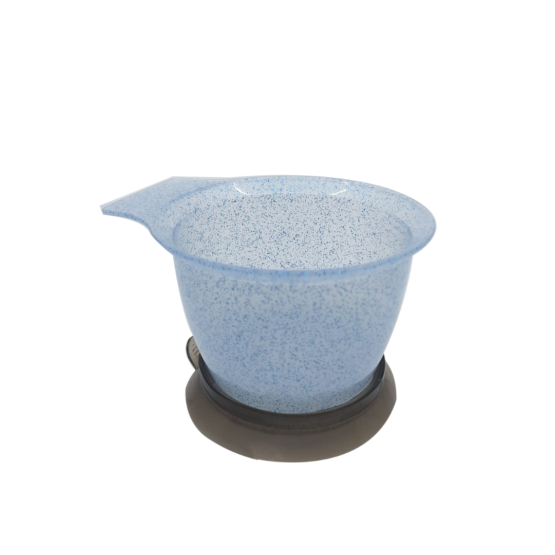 Santorini Round Glitter Tint Bowl Blue