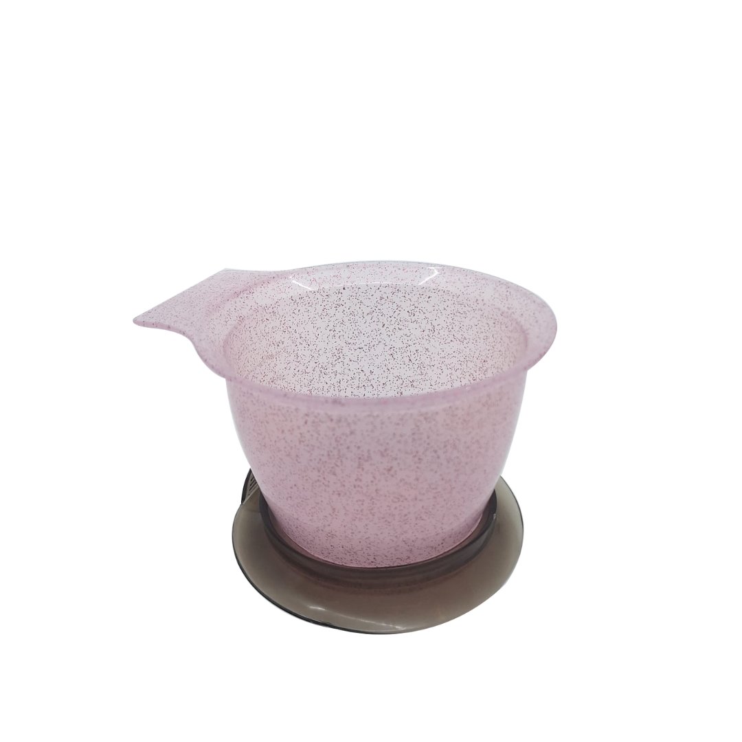 Santorini Round Glitter Tint Bowl Pink