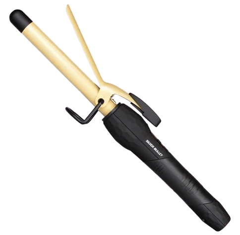 Silver Bullet Fastlane Ceramic Curling Iron Gold - 19mm