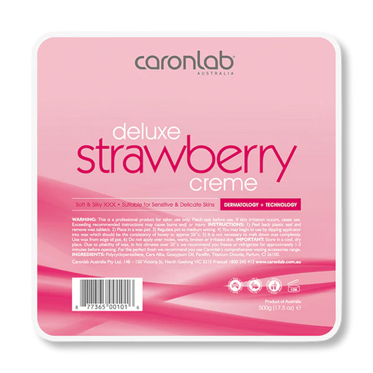 Caron Lab Strawberry Crme Hard Wax Pallet 500g