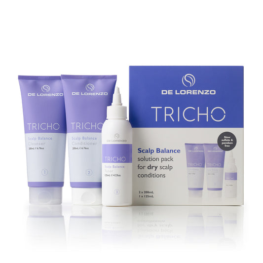 Delorenzo Tricho Series Scalp Balance Trio Pack