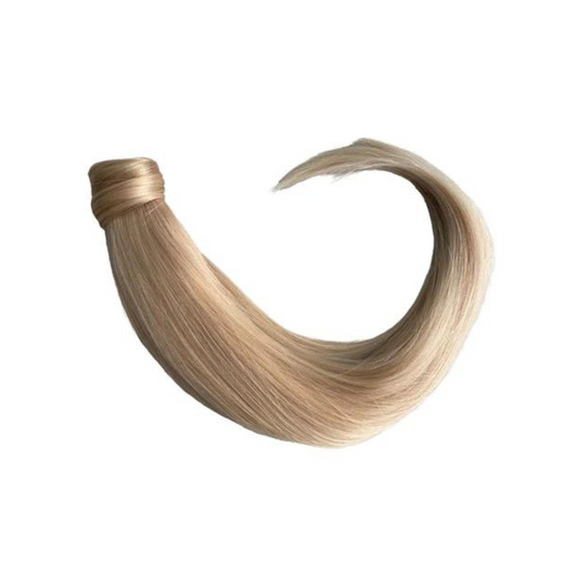 Amazing Hair Human Hair 18inch Ponytail No 60A - Platinum Blonde