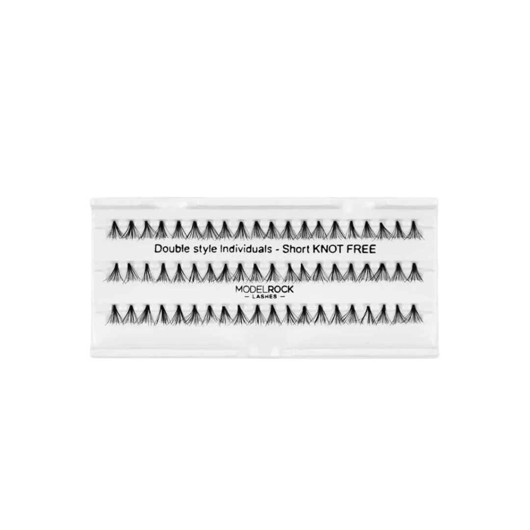 ModelRock Lashes - Individual Double KnotFree Short 8mm