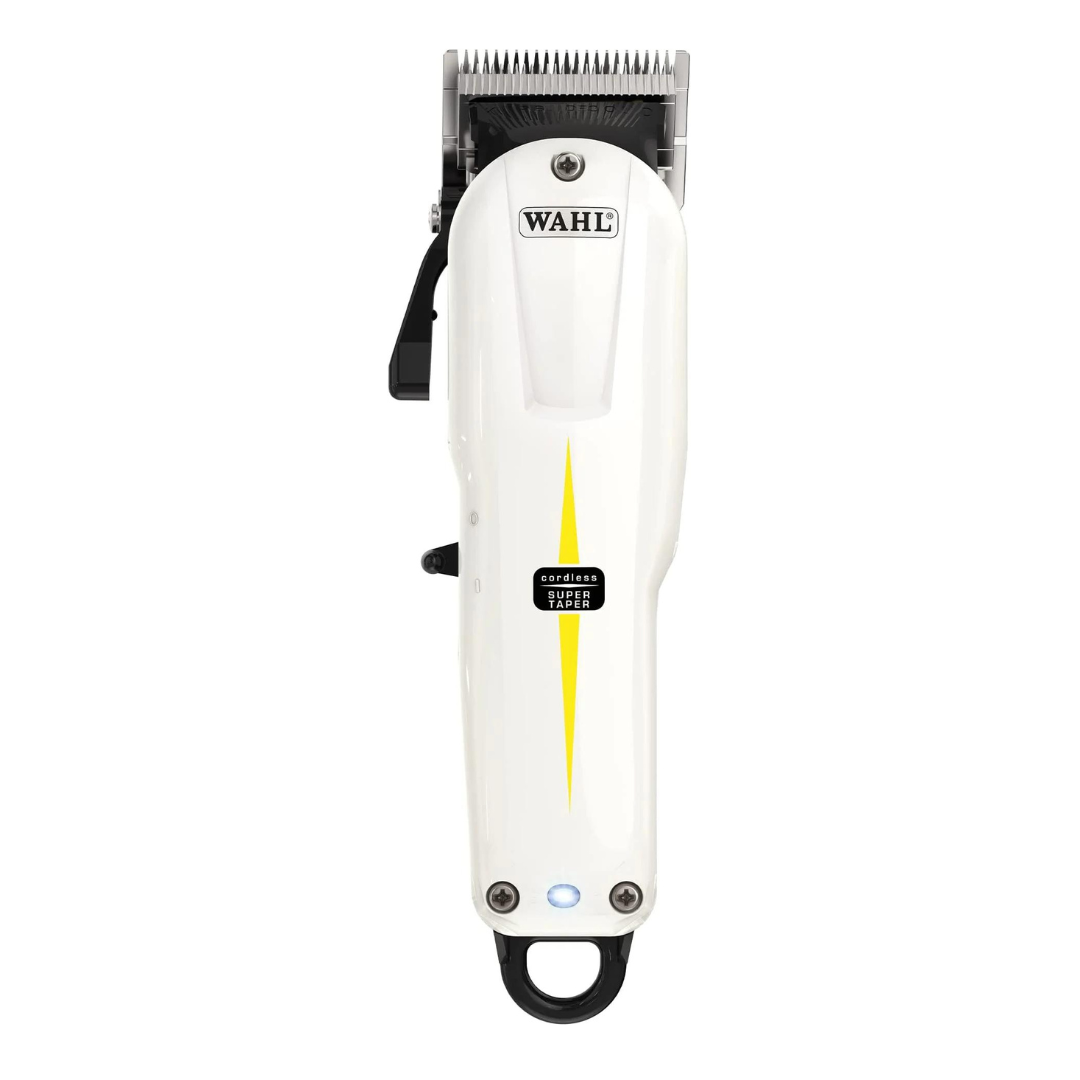 Wahl Clipper Super Taper Classic White Cordless