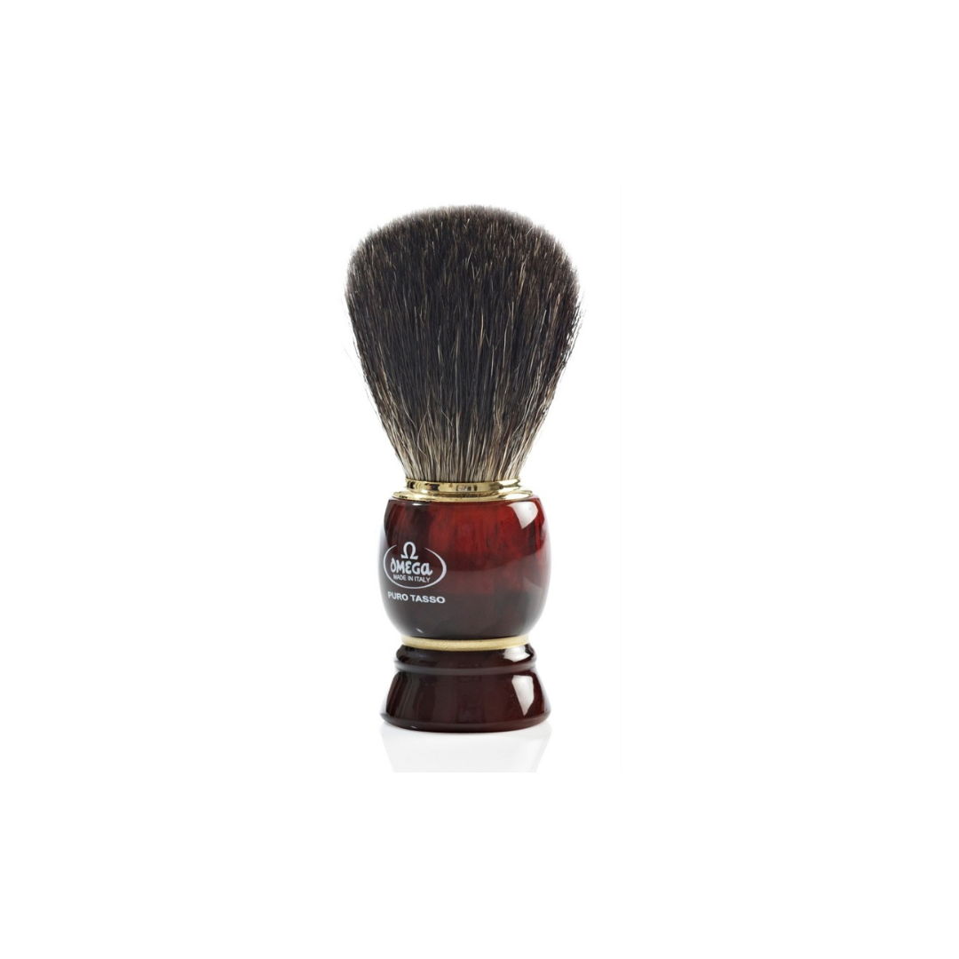 Omega Shave Brush Badger Tshell