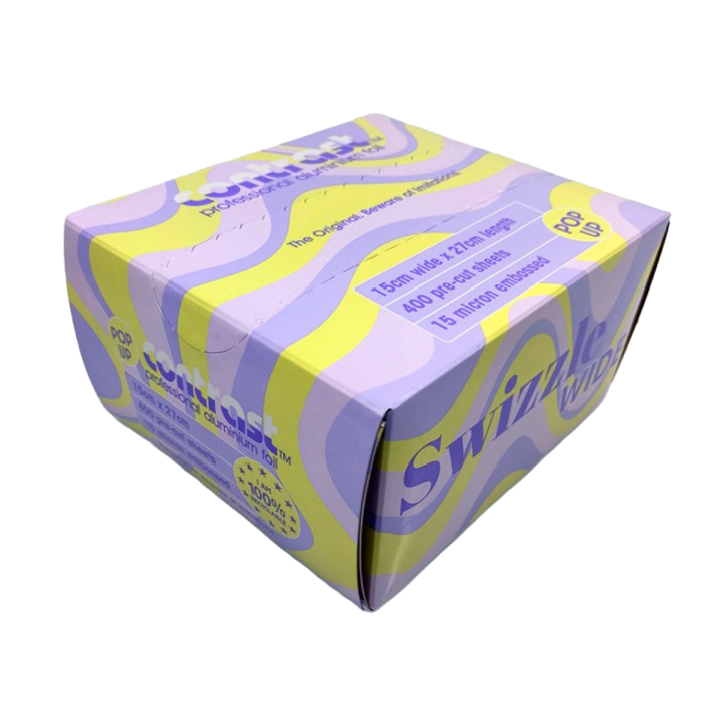 Contrast Swizzle Wide pop up foil 400 sheet