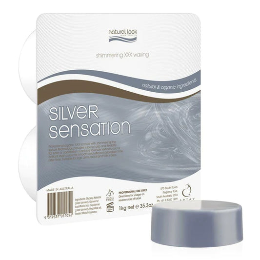 Natural Look Depilatory Silver Sensation Wax 1kg