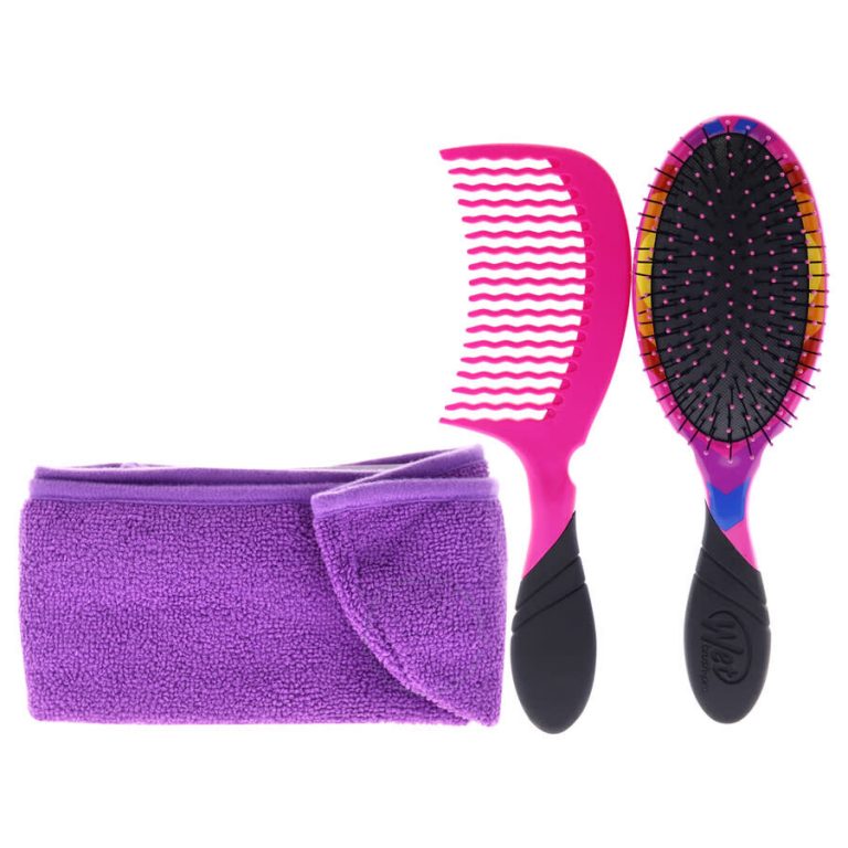 WetBrush Detangler + Comb + Turban Detangle And Dry Kit