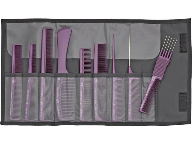 Jaguar Ionic Metallic Purple Comb Set - 9 Combs