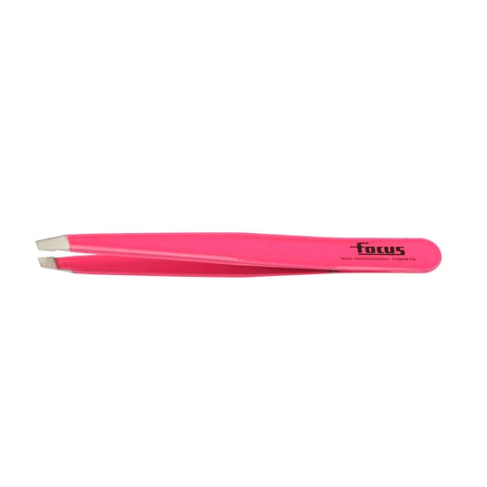 Focus Colorline Slant Tweezer Fluro Flame-1