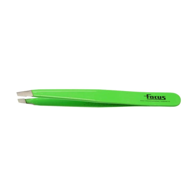 Focus Colorline Slant Tweezer Fluro Green-3