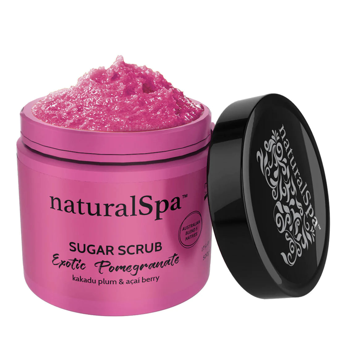 Natural Look Exotic Pomegranate Sugar Scrub 500g