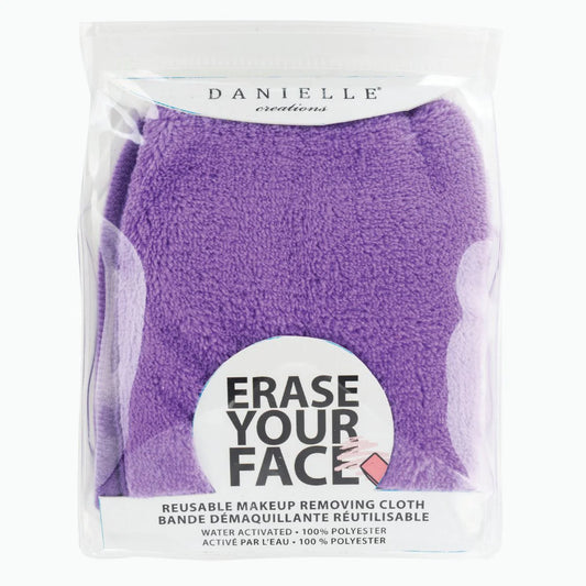 Danielle Creations Erase Your Face Travel Towel Purple