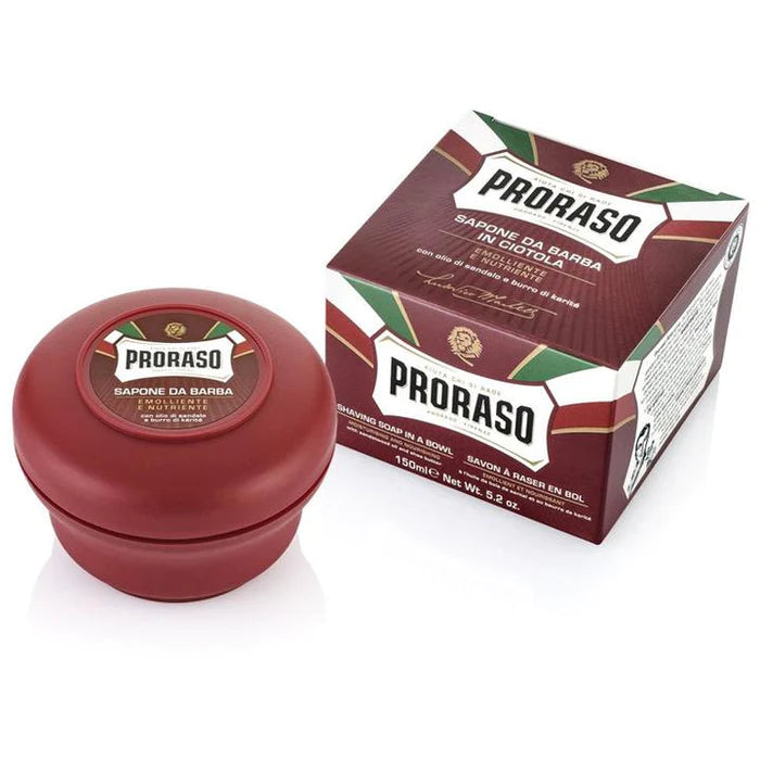 Proraso Shaving Mug Red Nourishing Shea Butter And Sandalwood 150ml