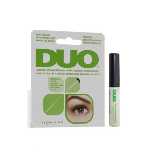 ModelRock Lash Adhesive Duo Latex Free Clear Brush On 5Gm