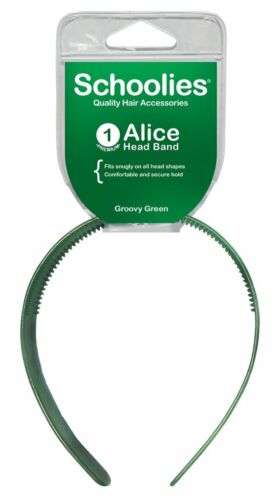 Schoolies 505 Alice Head Band Groovy Green