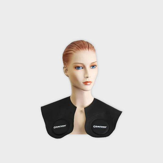 Santorini Black Pva Cut Collar Long 36cm X 37cm