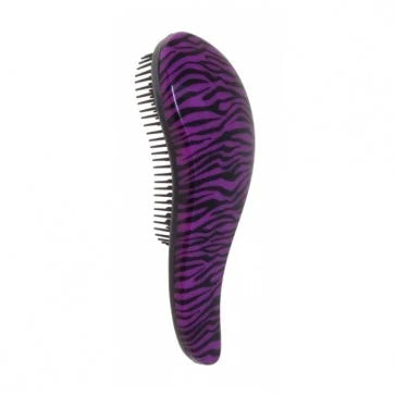 Santorini Dtangler Brush - Purple Zebra Print
