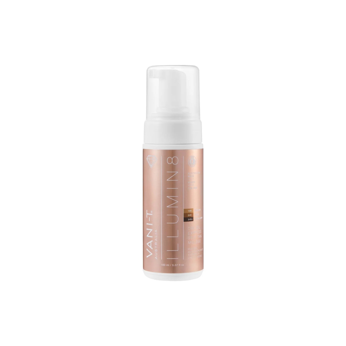 +Vani-T Illumin8 Dry Oil Express Self Tan Mousse 150ml