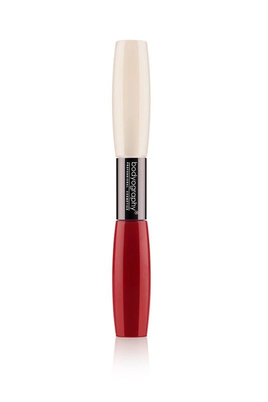 Bodyography Icon Dual Lip Gloss Scarlett Bright Red