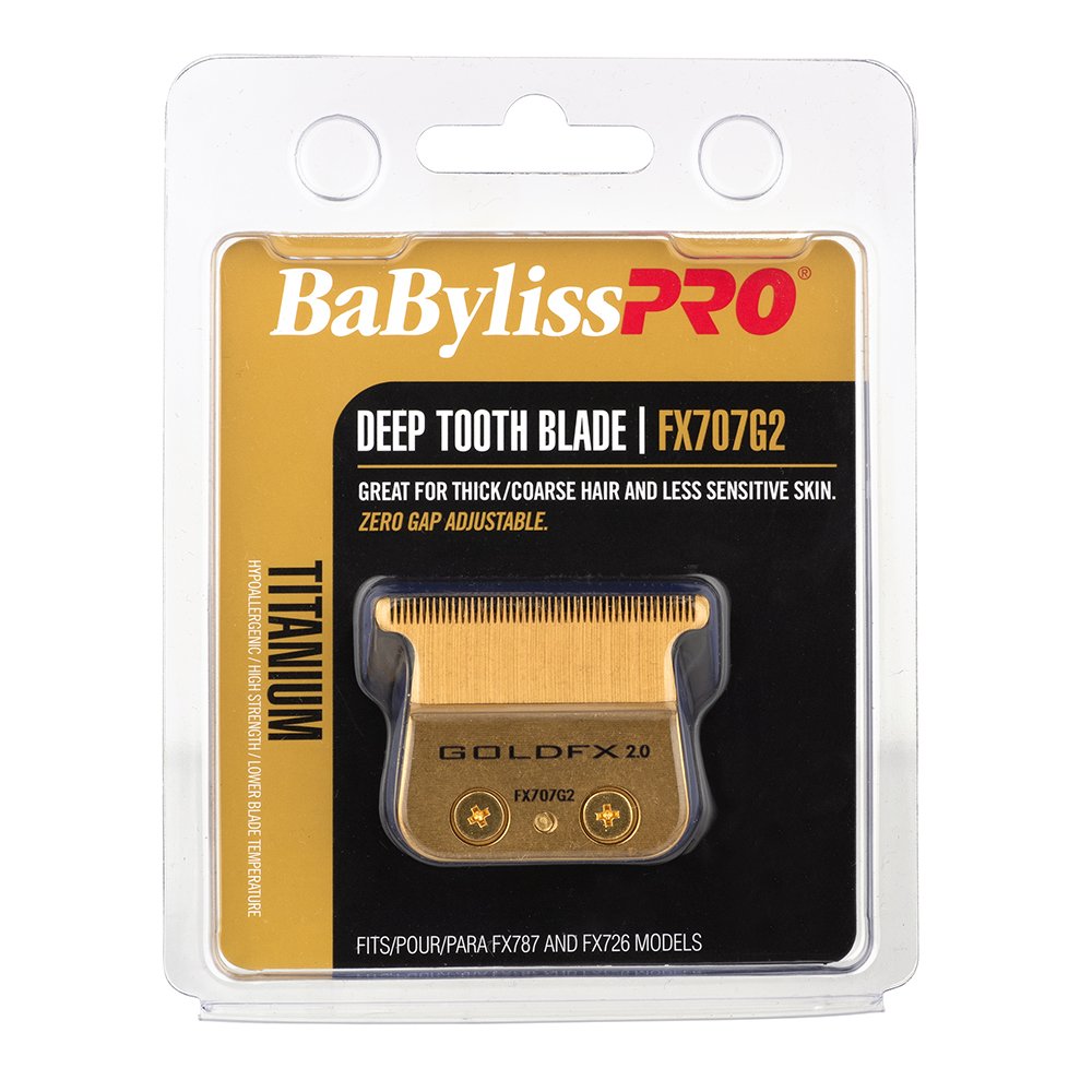 BaBylissPro Replacement Blade Gold Deep Tooth 2mm 900734/900761/900763/900760/900703/900757