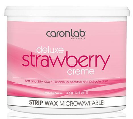 Caron Lab Strawberry Crme Strip Wax Microwaveable 400ml