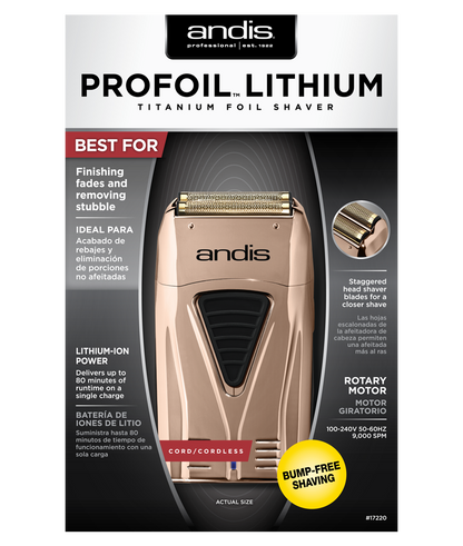 Andis Profoil Copper Shaver