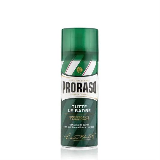 Proraso Travel Size Shave Foam Green Eucalyptus And Menthol 50ml